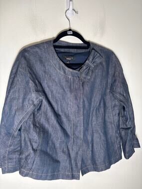 Talbots Chambray Jacket Sz 6